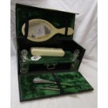 Cased gent's grooming set