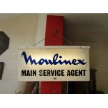 Moulinex service agent illuminated sign - Working