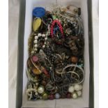 Box of costume jewellery