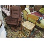 Retro swivel chair with a Mobler single chair