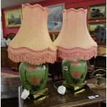 Pair of Oriental table lamps