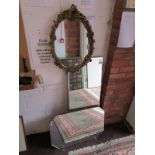 3 mirrors to include gilt framed