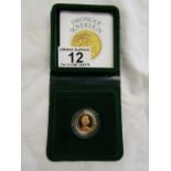Coin - Proof full sovereign with certificate 1980