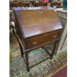 Small oak bureau