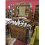 Oak Arts & Crafts dressing table