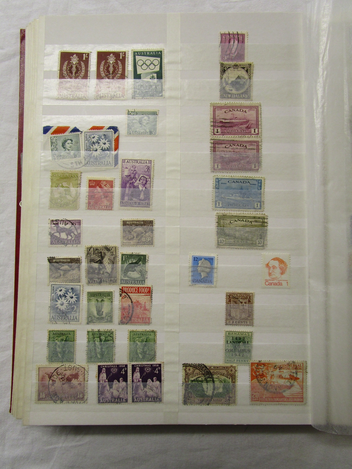 Stamps - Album with approx 1000 mint / franked All World (with GB & Commonwealth) Includes 1906