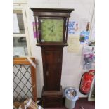 Grandfather clock marked Ingram of Gloucester