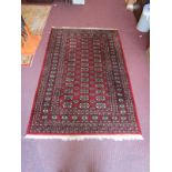 Red wool rug