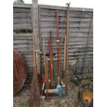 Collection of garden tools etc