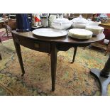 Mahogany drop leaf table