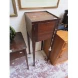 Small mahogany pot cupboard