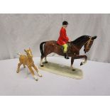 2 ceramic horse figures to include Beswick Palomino