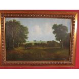 Oil on canvas - Rural scene signed Ray Witchard (Bn.1928)