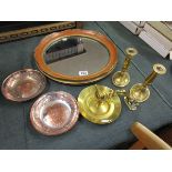 Mirror, brass, copper etc