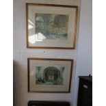 Pair of William Russell Flint prints