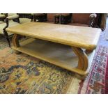 Large & heavy pine coffee table