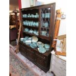 Oak & glazed dresser