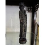 Carved Oriental figure of Gentleman