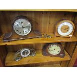 Collection of 4 clocks to include Smiths