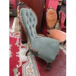 Victorian nursing chair