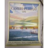10 'Cambrian Coast' regional railway posters - Numbered on reverse