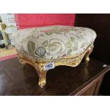 Gilt footstool