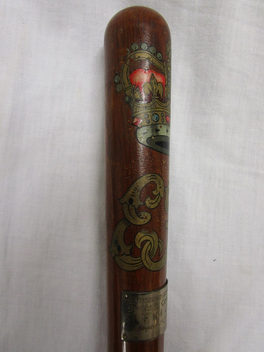 Silver mounted policeman's truncheon - Image 4 of 8