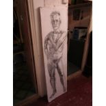 Life size sketch - Male nude