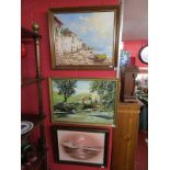 3 oil paintings