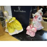 3 Royal Doulton figurines