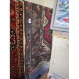 Wool rug - Red, blue & green