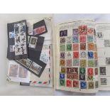 Stamps - Tray of stamps and 'ETA' album