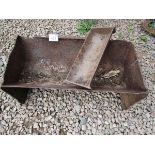 2 cast iron troughs