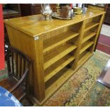 Large pine bookcase with adjustable shelves