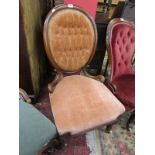 Victorian nursing chair