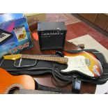 Electric left handed guitar - Westfield - Pro series & electric amp
