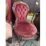 Victorian nursing chair