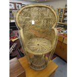 Child's wicker chair