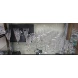 Collection of glasses to include boxed Royal Doulton