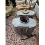 3 vintage water back tanks