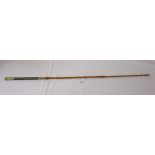 Leather handled riding crop