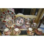 Collection of Royal Crown Derby to include coffee set & 3 plates