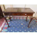 Chippendale style mahogany card table
