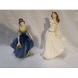 2 figurines to include Royal Doulton