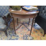 Mahogany French style occasional table