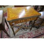 French Kingwood & ormolu mounted games table