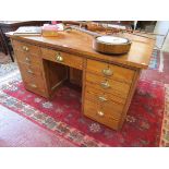 Antique pitch pine Estate desk