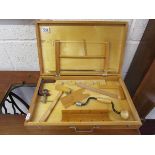 Cased child's woodworking set