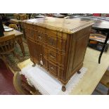 Vintage carved teak Chinese cabinet