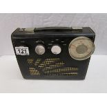 Vintage radio in original box